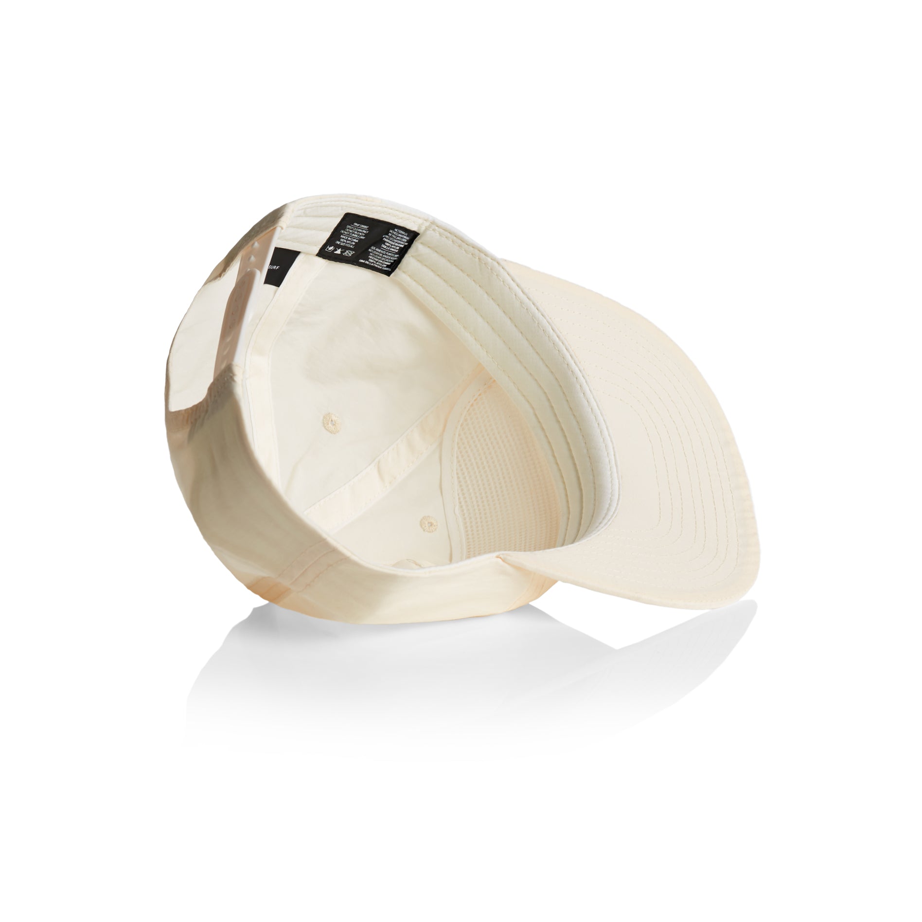 underside of surf hat