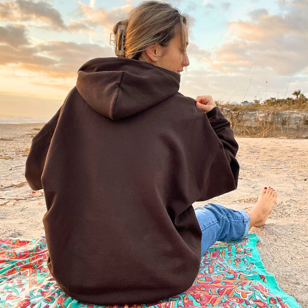 Back of sweatshirt Beachy