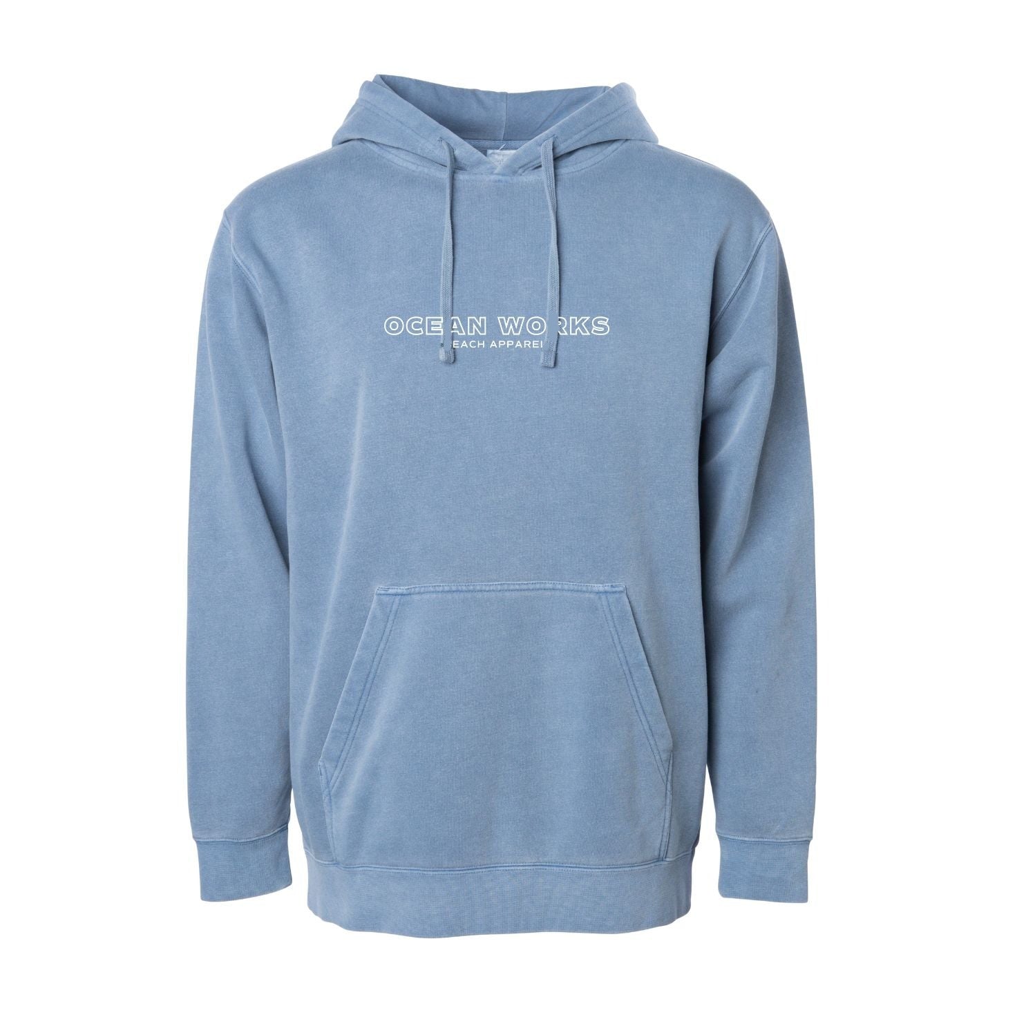 pastel hooded sweatshirt