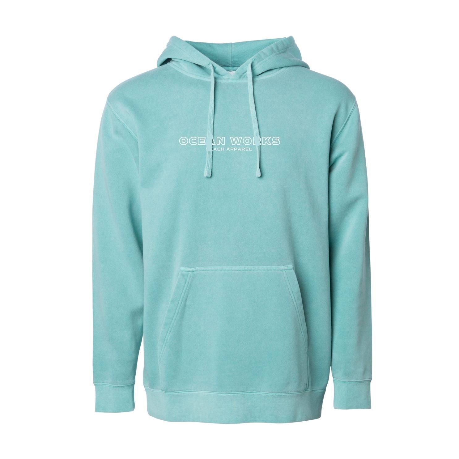 seafoam hooded sweatshirt