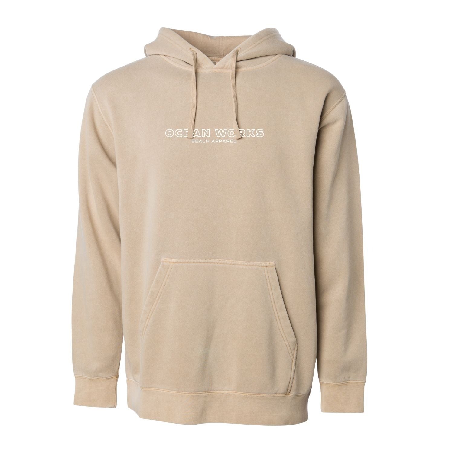 tan hoodie