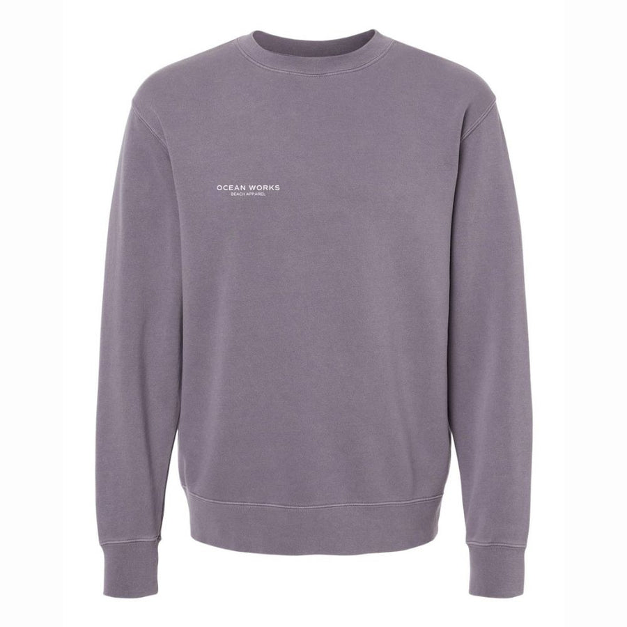 purple comfy beach sweatshirt