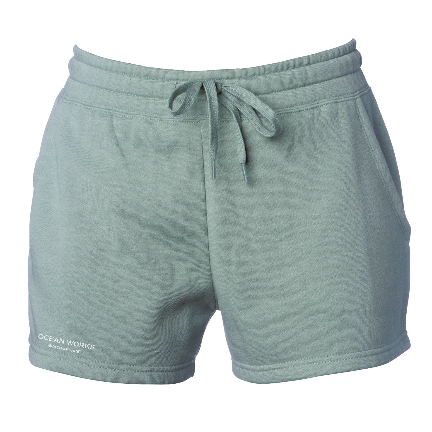 green shorts for women