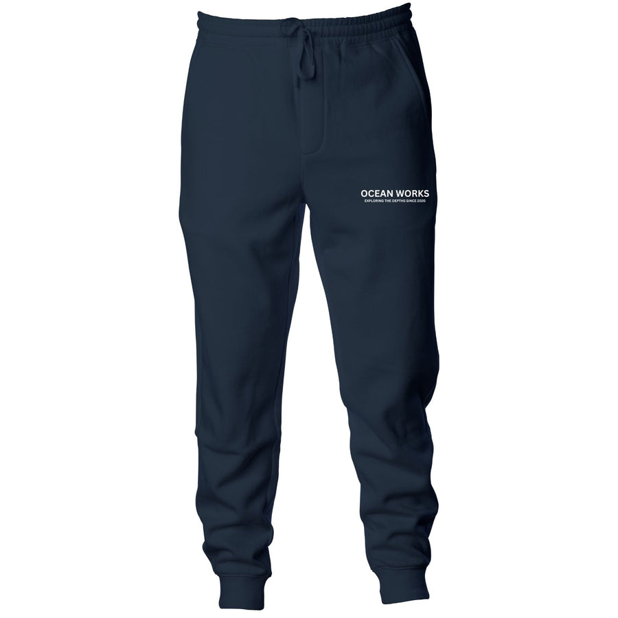 navy workout joggers
