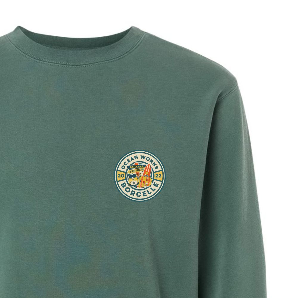 closeup of badge logo borcelle