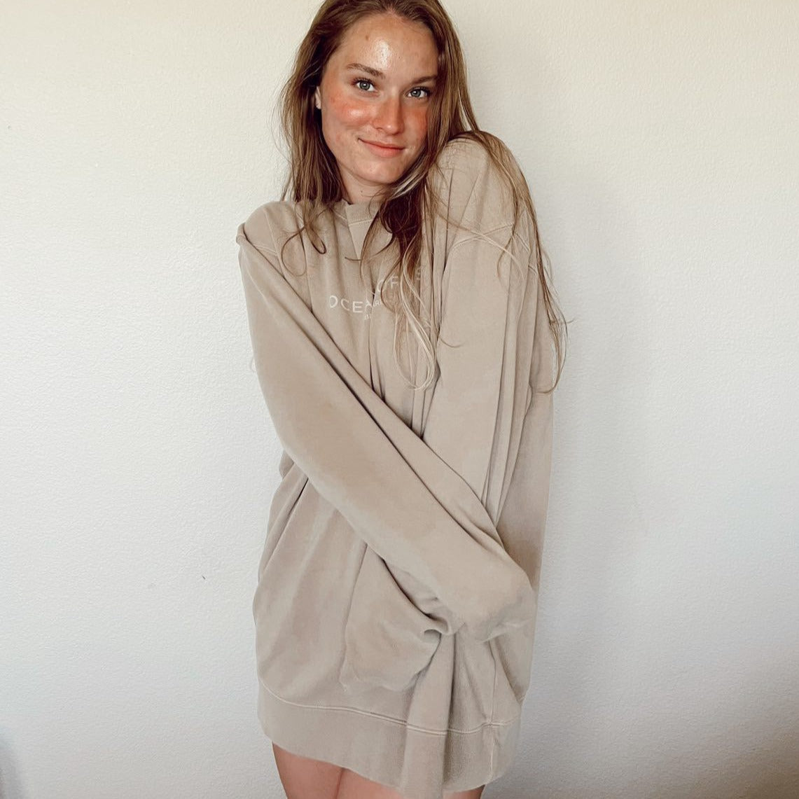 Ocean Works Center Logo Crewneck Sweatshirt - Ocean Works