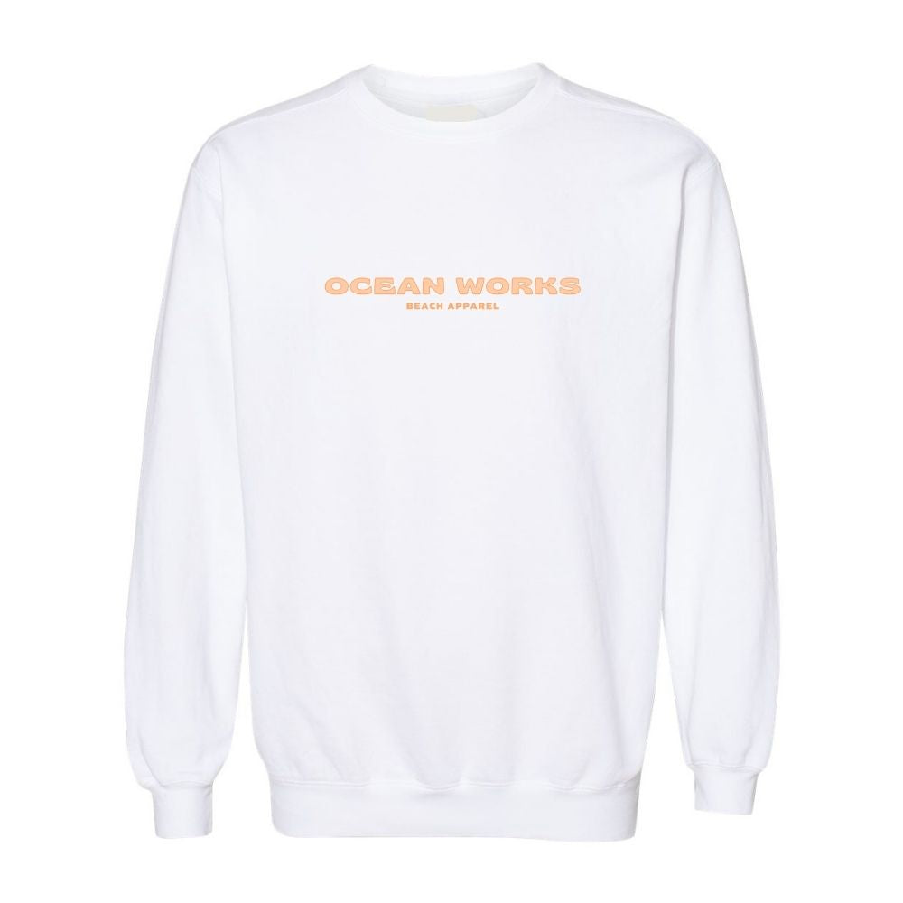 tangerine logo crewneck sweatshirt