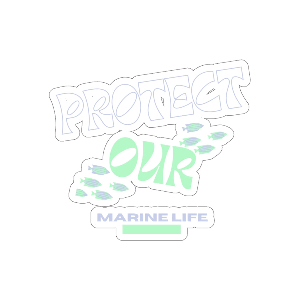 Protect our Marine Life Stickers - Ocean Works