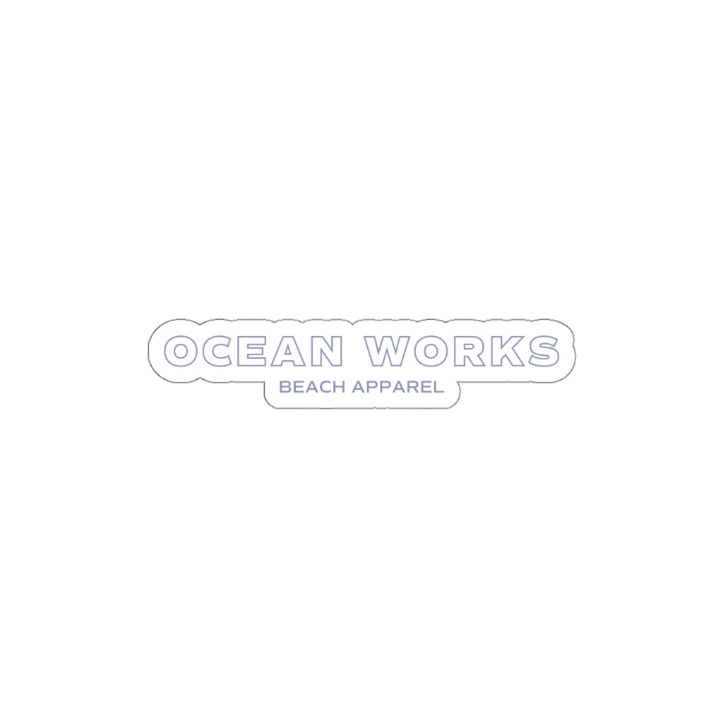 Ocean Works Logo Stickers - Ocean Works