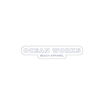 Ocean Works Logo Stickers - Ocean Works