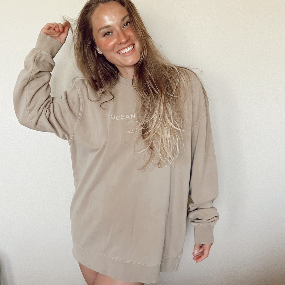 Ocean Works Center Logo Crewneck Sweatshirt - Ocean Works