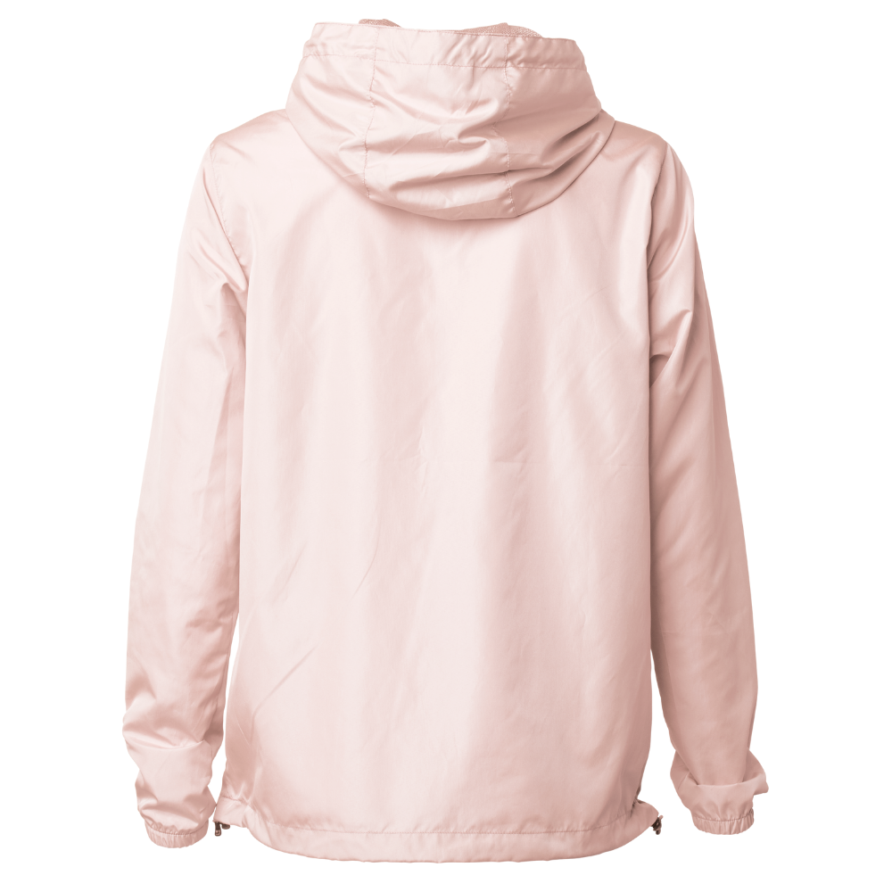 pink windbreaker