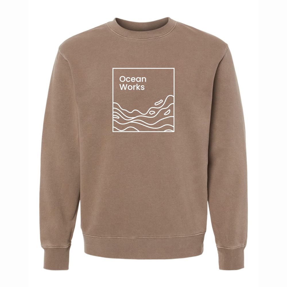 clay colored beach sweatshirt