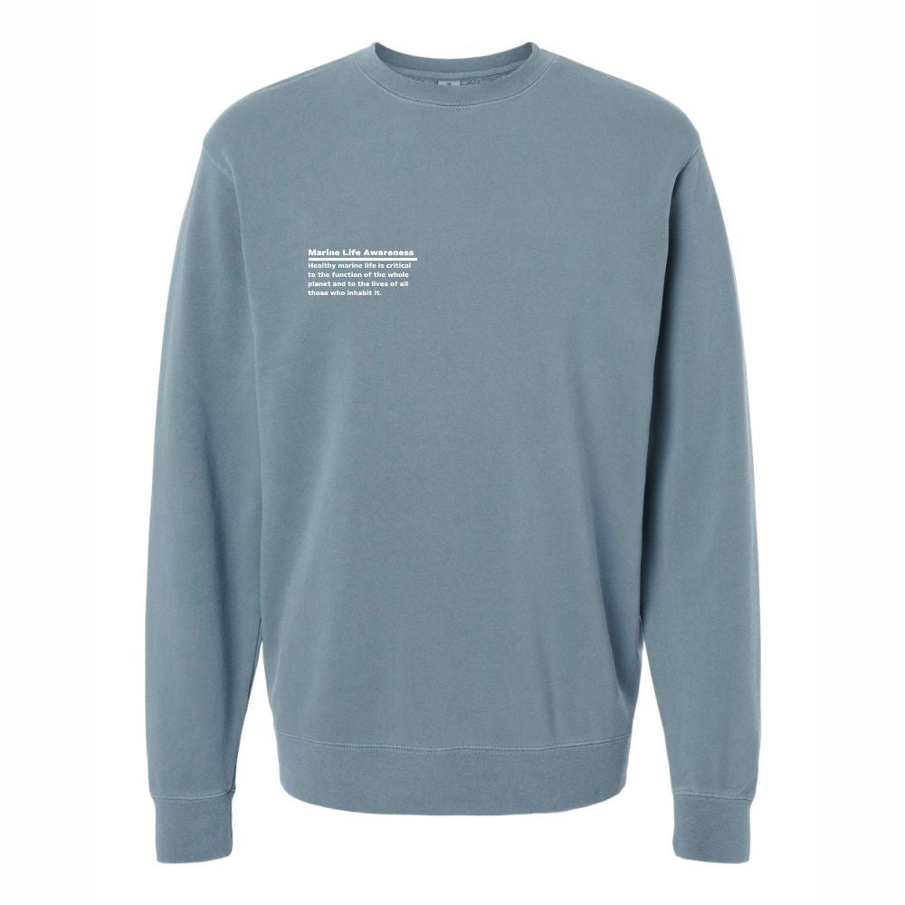 Marine Life Awareness Crewneck Sweatshirt