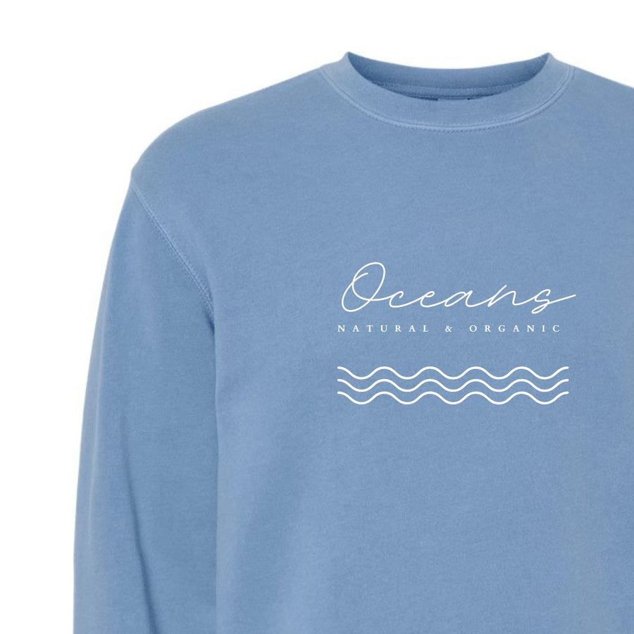 Natural & Organic Oceans Crewneck Sweatshirt