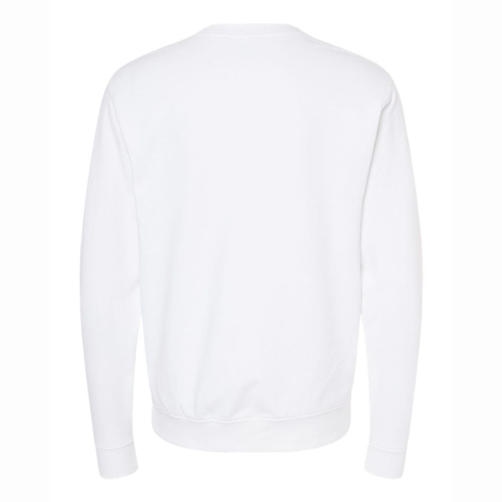 white crewneck sweatshirt