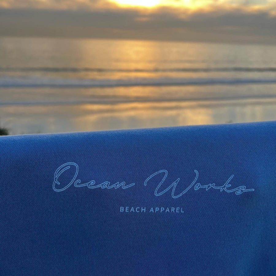 Ocean Works Cursive Logo Crewneck Sweatshirt - Ocean Works