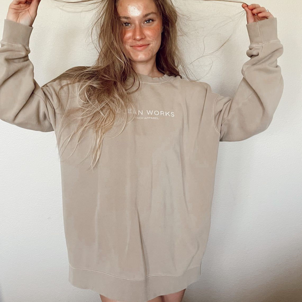 Ocean Works Center Logo Crewneck Sweatshirt - Ocean Works