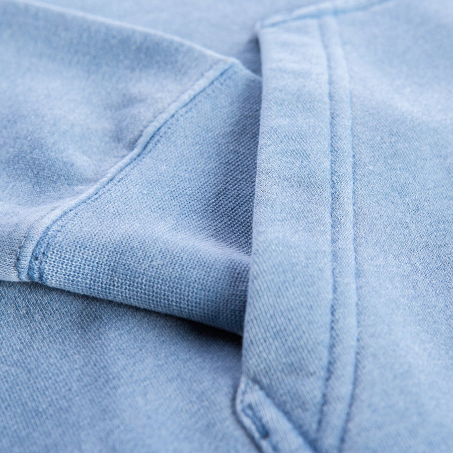 closeup of hooded sweatshirt material