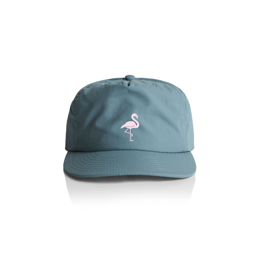 blue flamingo hat