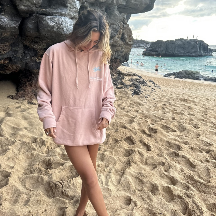 sweatshirt at the beach