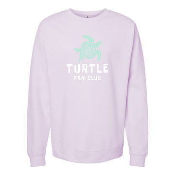 turtle fan club sweatshirt lilac