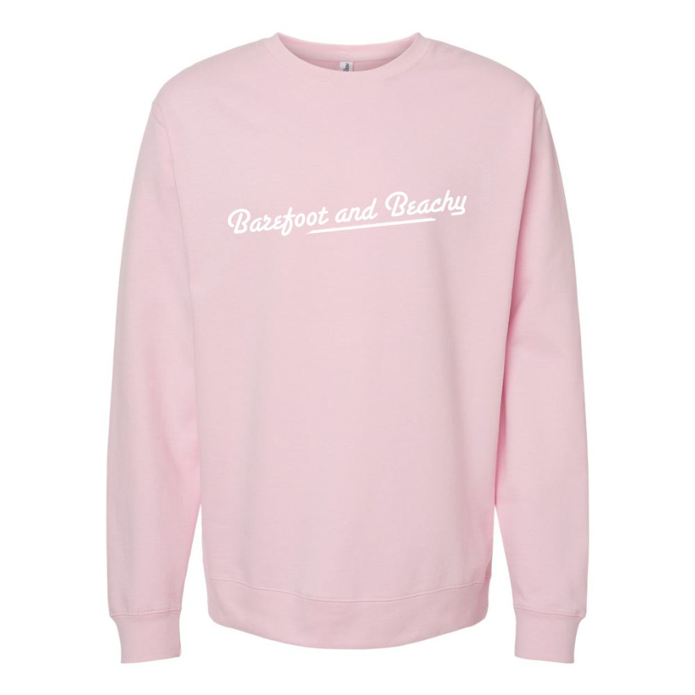 Barefoot and Beachy Crewneck Sweatshirt