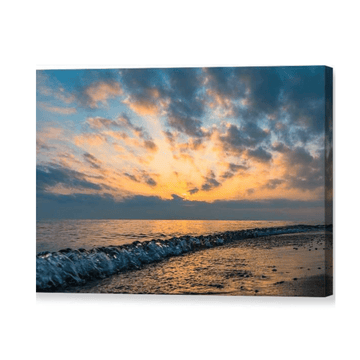 Evening Sunset - Canvas Print - Ocean Works