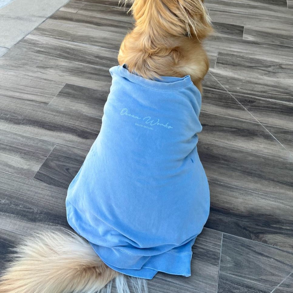 Ocean Works Cursive Logo Crewneck Sweatshirt - Ocean Works