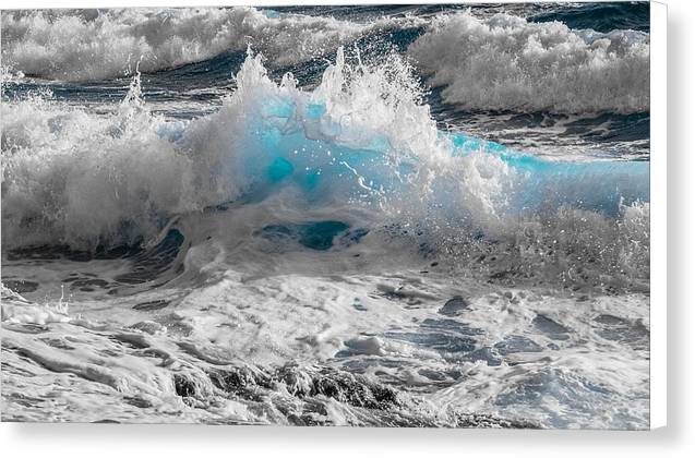 Turquoise Wave - Canvas Print - Ocean Works
