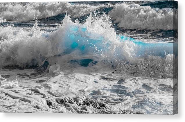 Turquoise Wave - Canvas Print - Ocean Works