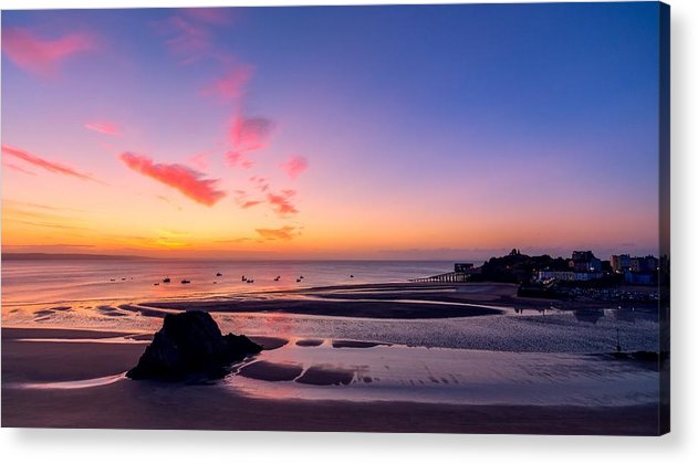 Violet Sunset - Acrylic Print - Ocean Works