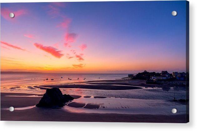 Violet Sunset - Acrylic Print - Ocean Works